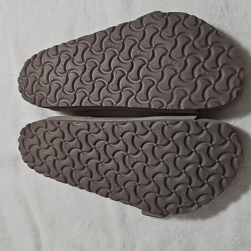 Birkenstock Arizona Sandels Suede Leather - Taupe Size 40 - Picture 14 of 16